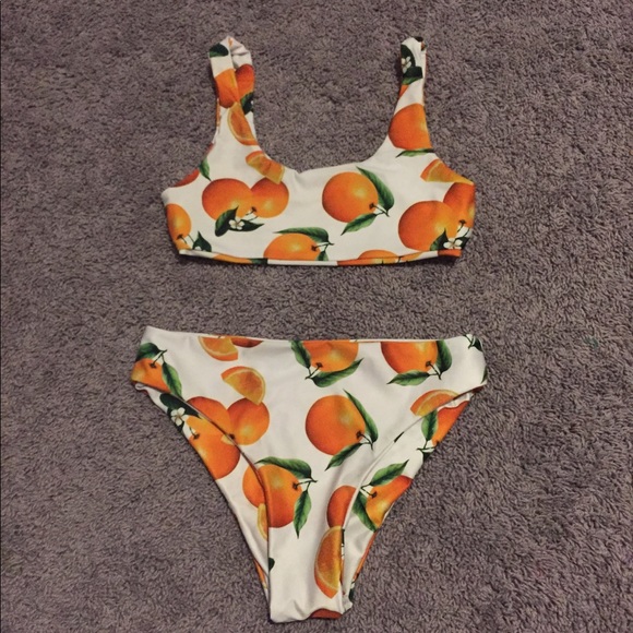 SHEIN Other - 🍁 5/$20 NWT Orange Swimsuit 🍊